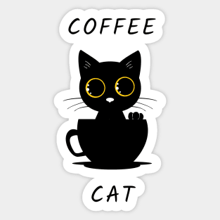 Coffee cat Sticker